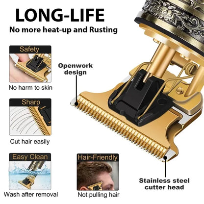 PROFESSIONAL T9 Vintage Hair Trimmer For Men