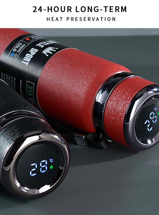 800ml Vacuum Insulated Temperature Display Water Bottle