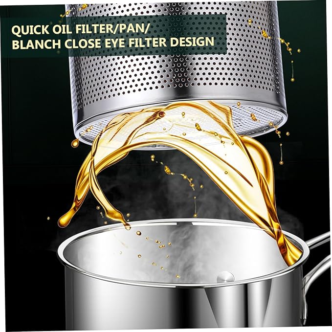 Stainless Steel Deep Fryer Pot with Basket