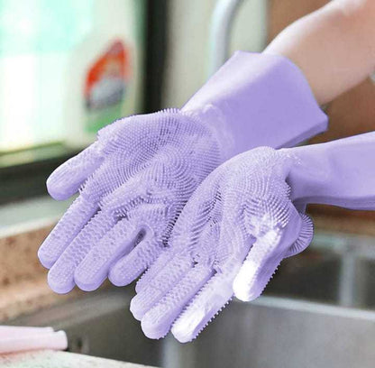 Silicone Cleaning Gloves