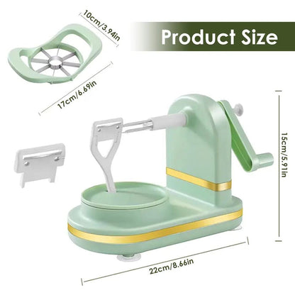 Manual Fruit Peeler, Hand Crank Fruit Peeler, Multifunction Suction Quick Peeler, Kitchen Pear Peeler Cutter Slicer, Fruit Vegetable Peeler, Apple Slicing Shaving Slicer, Multifunction Manual Rotary Slicer, Hand Cracked Peeler, Household Kitchen Gadget