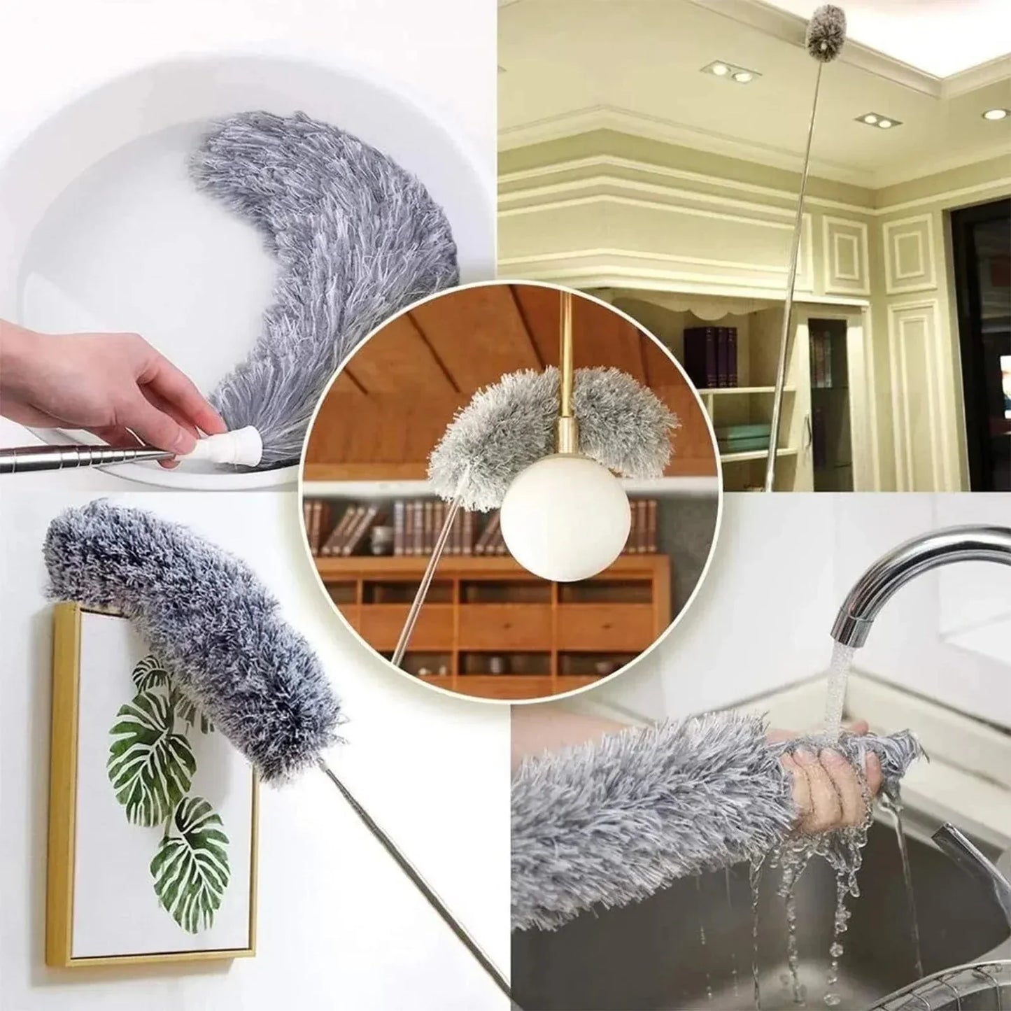 Microfiber Duster – 8Ft Extra Long Extendable Handle (Imported Quality)