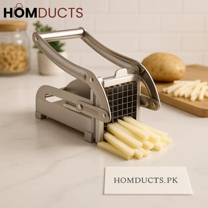 Premium Stainless Steel French Fry & Vegetable Cutter – Heavy Duty Potato Chopper