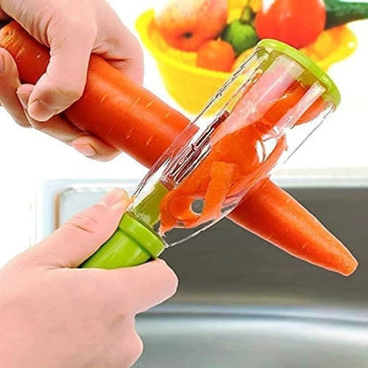Stainless Steel Multi-functional Storage Peeler With A Container For Potato Cucumber Carrot Fruit Vegetable Peeler Kitchen Tool