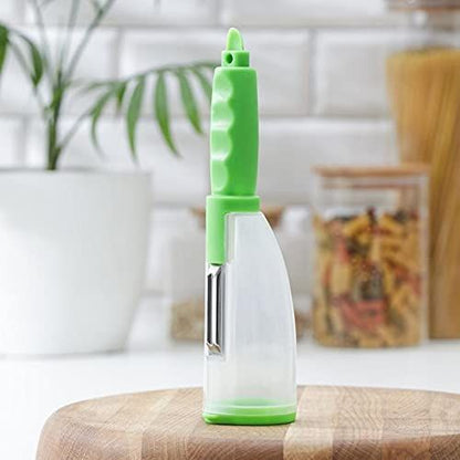 Stainless Steel Multi-functional Storage Peeler With A Container For Potato Cucumber Carrot Fruit Vegetable Peeler Kitchen Tool