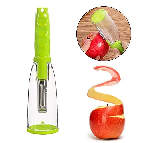 Stainless Steel Multi-functional Storage Peeler With A Container For Potato Cucumber Carrot Fruit Vegetable Peeler Kitchen Tool